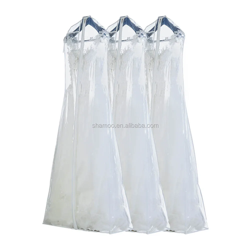 Nonwoven Wedding Dress Garment Bag Long Dress Durable Suit Cover Bag