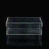 Wholesale clear acrylic shoes storage case plastic sneaker box With lid and holes