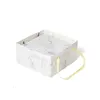Free Sample Worth Buying Creative Hardcover Square Marble Ins Wind With Hand And Heaven Cover Portable White Gift Packaging Box