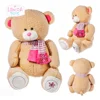 Best selling special design cute customer design teddy bear with cloths and scarf holiday toy gifts with good price