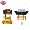mobile trailer Led flashing arrow signal warning traffic light