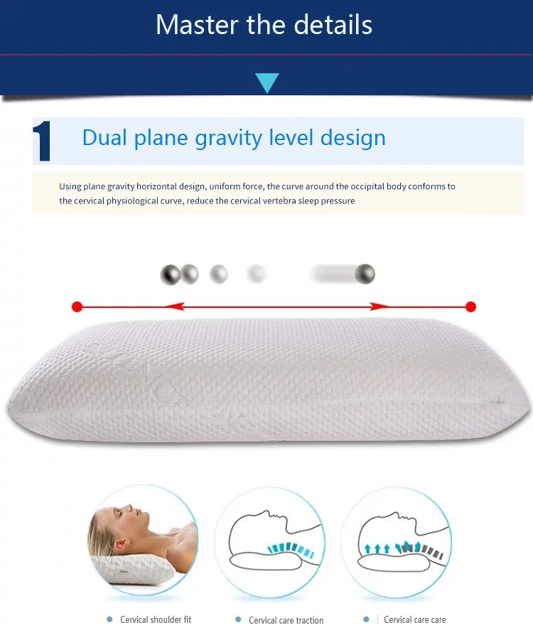 Cr Sleep Ventilated Air Cell Technology Cooling Gel Pillow For Memory
