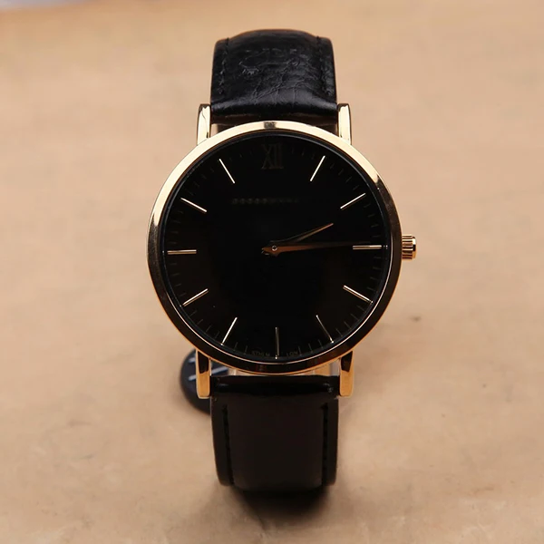 

Supply high quality larsson style watch with stainless steel case, 8 colors