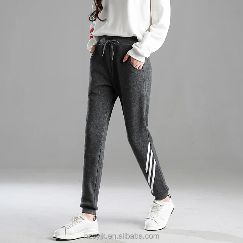 

High quality cheap factory customized design sportswear trousers womens cotton black hiking pants, Request