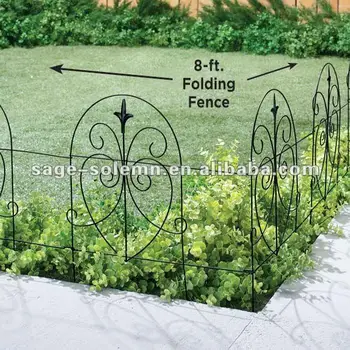 Wire Folding Garden Fence Buy Steel Sectional Garden Fence