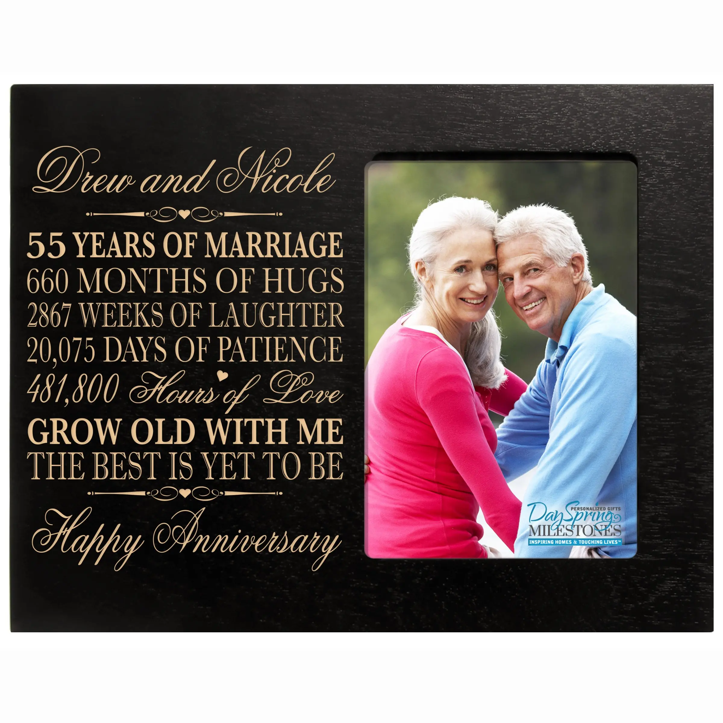 Wedding Anniversary Frame Anniversary Gift Personalized Gift Gift for