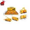 wholesale 1/32 scale metal toy diecast engineering construction model auto dump truck car for children