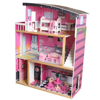 pink doll house