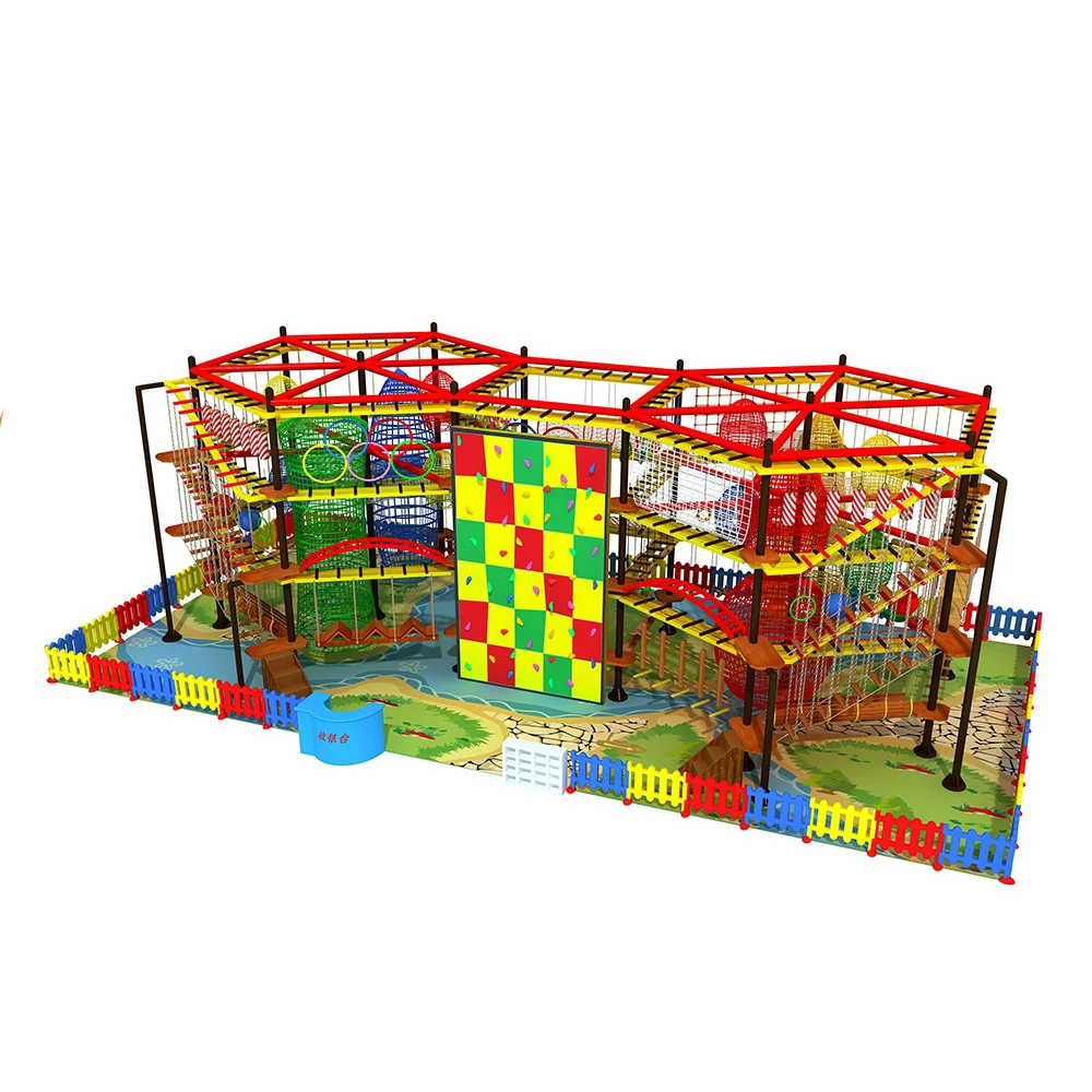 rope climbing structure playground