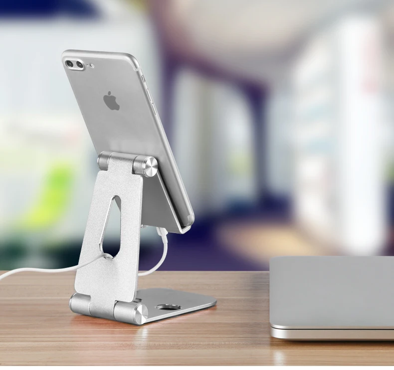 

Wholesale Cheap Foldable Aluminum Portable Adjustable Laptop Stand, Silver