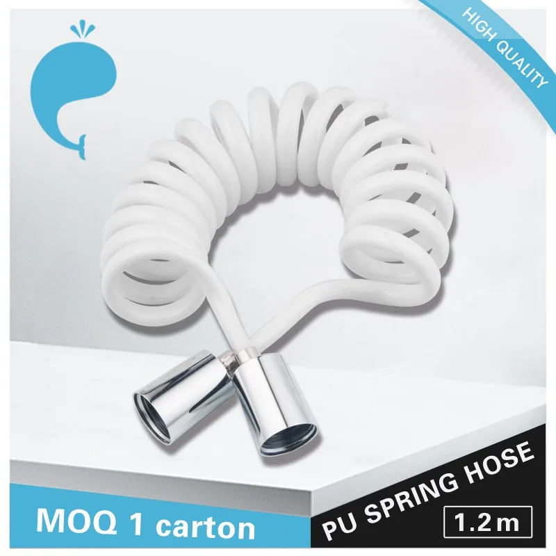 Pu Spring Pipe Gee-n 1.2m/1.5m/2.5m Pu Spring Pipe Hose With Brass Nuts For Faucet ...