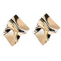 

Ladies Big Gold Stud Trendy Earrings For Women Geometry Earrings Gold Wholesale