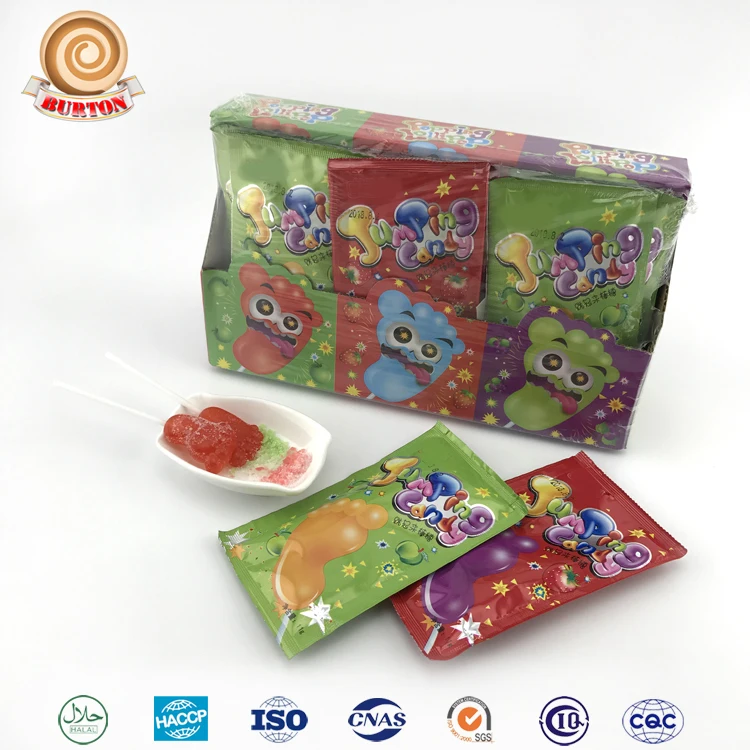 Fruity Assorted Flavors Foot Shaped Lollipop With Strong Magic Popping