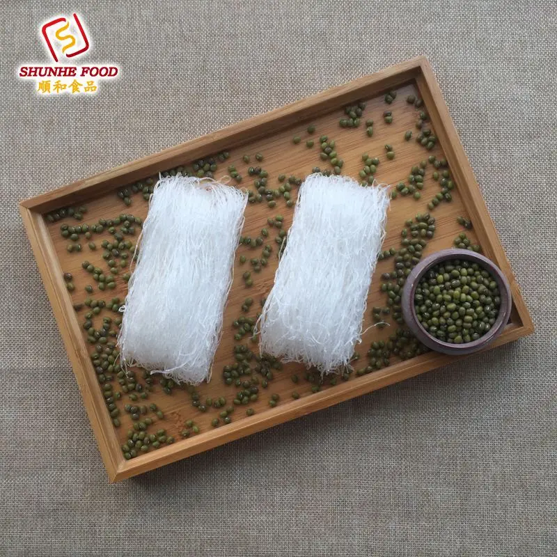 
Low Fat Gluten Free Ribbon/Cut Green Bean Thread Longkou Vermicelli instant noodle 