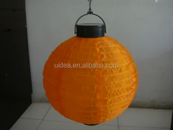 Led Solar Powered Chinese Hanging Lantern 20cm By Lumineo Buy