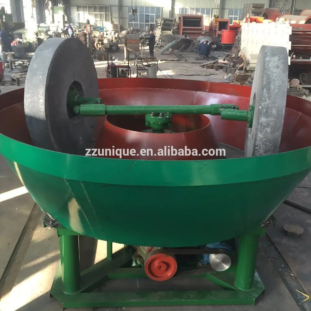 湿盘金磨机和湿锅磨机为黄金矿石研磨质量好