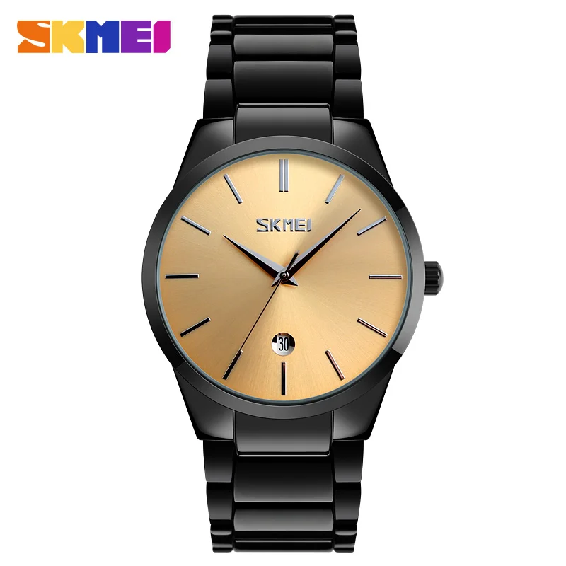 

SKMEI Men Fashion Casual Watches 30M Water Resistant Complete Calendar Simple S Quartz Wristwatches Relogio Masculino 9140, N/a