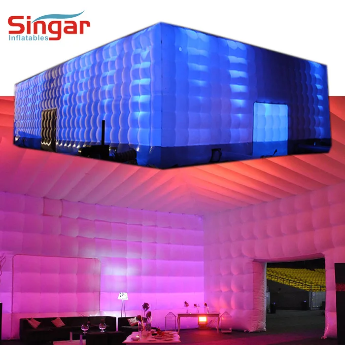 Color Change Led Light Inflatable Cube Tent Buy Inflatable Tent