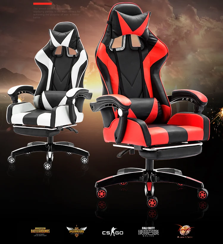 2019 Hot Wholesale Cheap Custom Logo Dota 2 White Leather Office Pc Steelseries Video Gaming