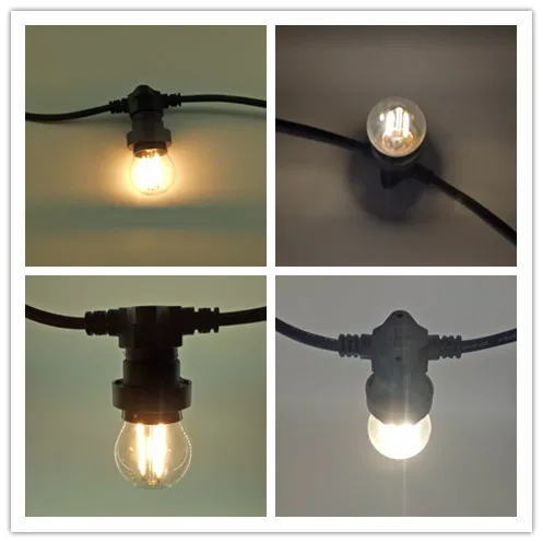Outdoor Led Festoon Light For Garland Vintage Decorative Led Bulb 230v Dimmable Lamp E27 Filament Light Led Bulb 2w 4w