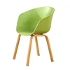 Handrail plastic dining chair Simple modern fashion cafe bread chair