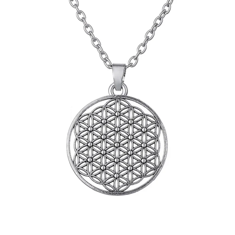 

simple design myth love knot supernatural flower of life pendant necklace egyptian jewelry