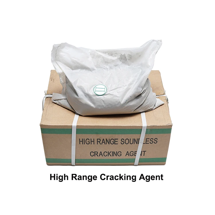Non-explosive Calcium Hydroxide High Range Stone Soundless Cracking Powder ,HSCA for demolition and stone breaking