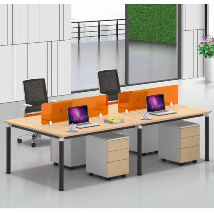 New Style Office Furniture 4 Person Office Workstation For Small Office -  Buy High Quality 4 Person Office Workstation,Office Workstation For 4  Person,Workstation For Small Office Product on 