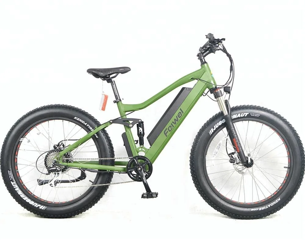 Full suspension fat tire electric bike/full suspension electric mountain bicycle/Chinese electric bike for sale