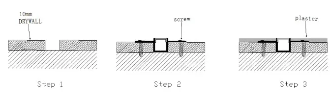 Led Profile For Trimless Recessed In Drywall