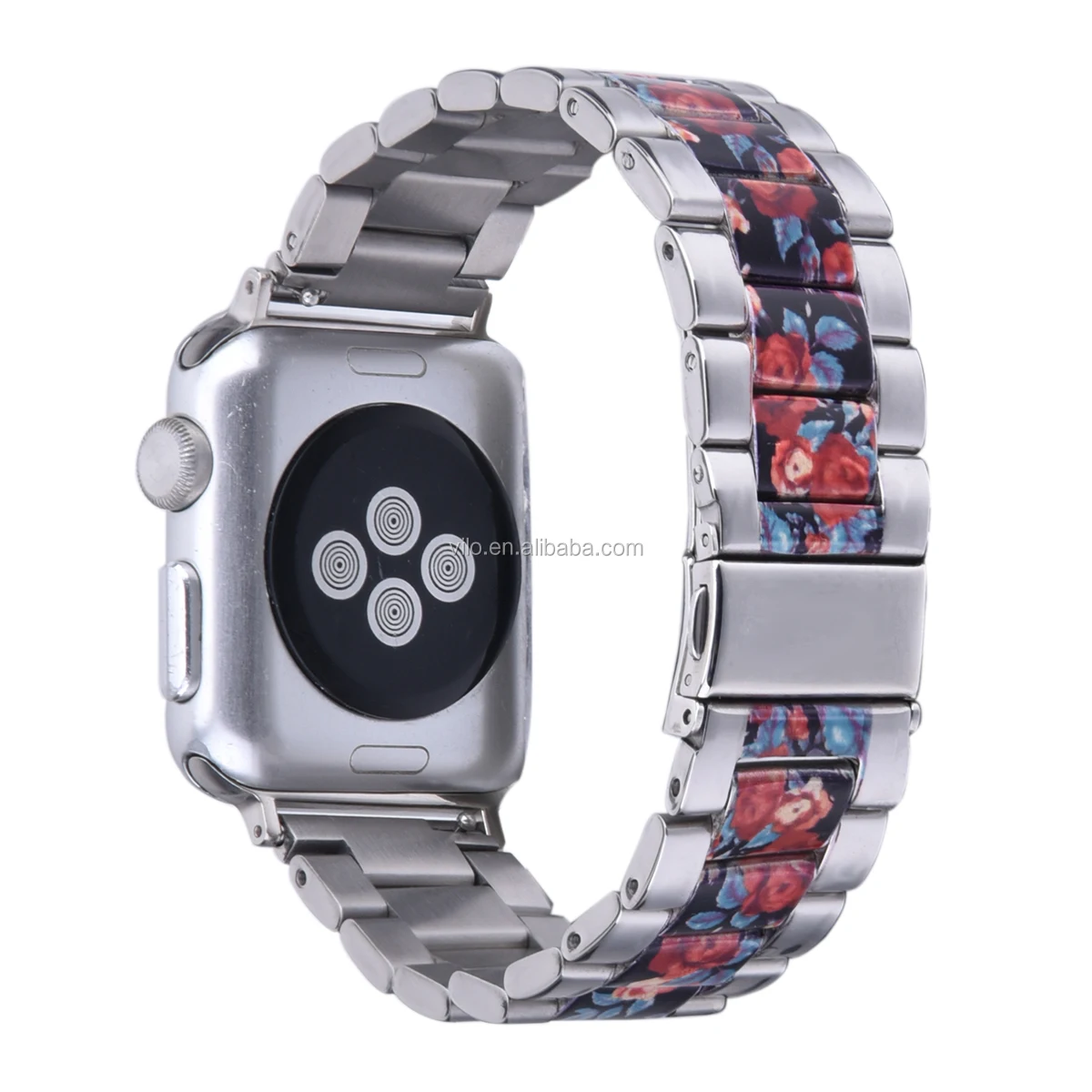 3 Flor Pulsera De Acero Inoxidable Wach Banda Apple Watch Correa Metal -  Buy Correa Wach De Acero Inoxidable,Para Apple Watch Correa De Metal,Correa  De Reloj Para Apple Watch Product on Alibaba.com