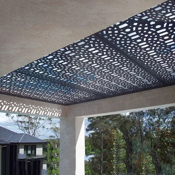 Building Material Ceiling Suppliers Outdoor Laser Cut Carved Decorative Suspended Aluminum Perforated False Metal Ceiling Panel Buy Aluminum