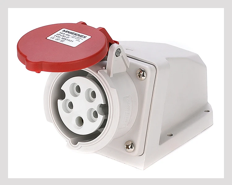 Factory Wholesale IP56 32A Waterproof Marine Reefer Container Socket ...