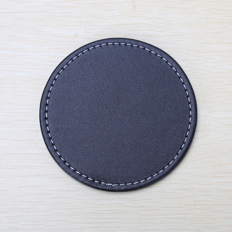 

wholesale custom personalized leather coaster for wedding bar drink
