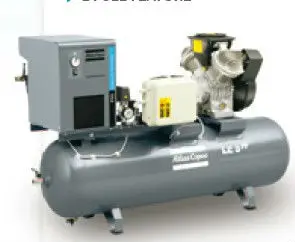 Atlas Copco Industrial Aluminium Piston Compressors LF2-10,LF3-10.LF5 ...