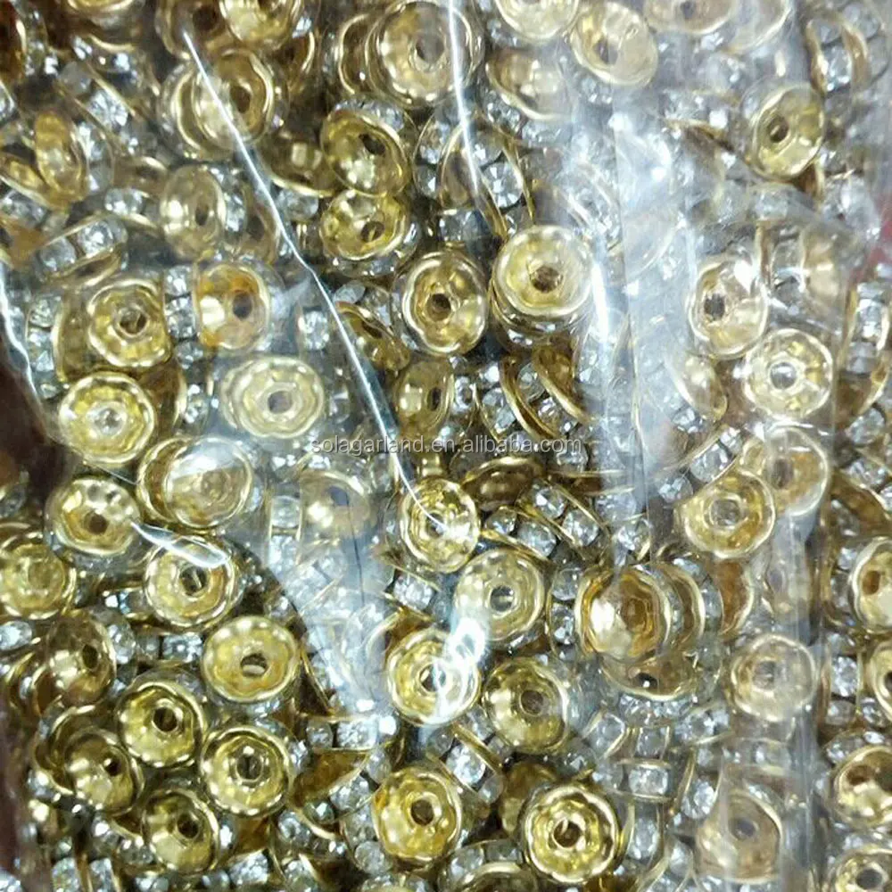 14k 18k gold spacer beads for