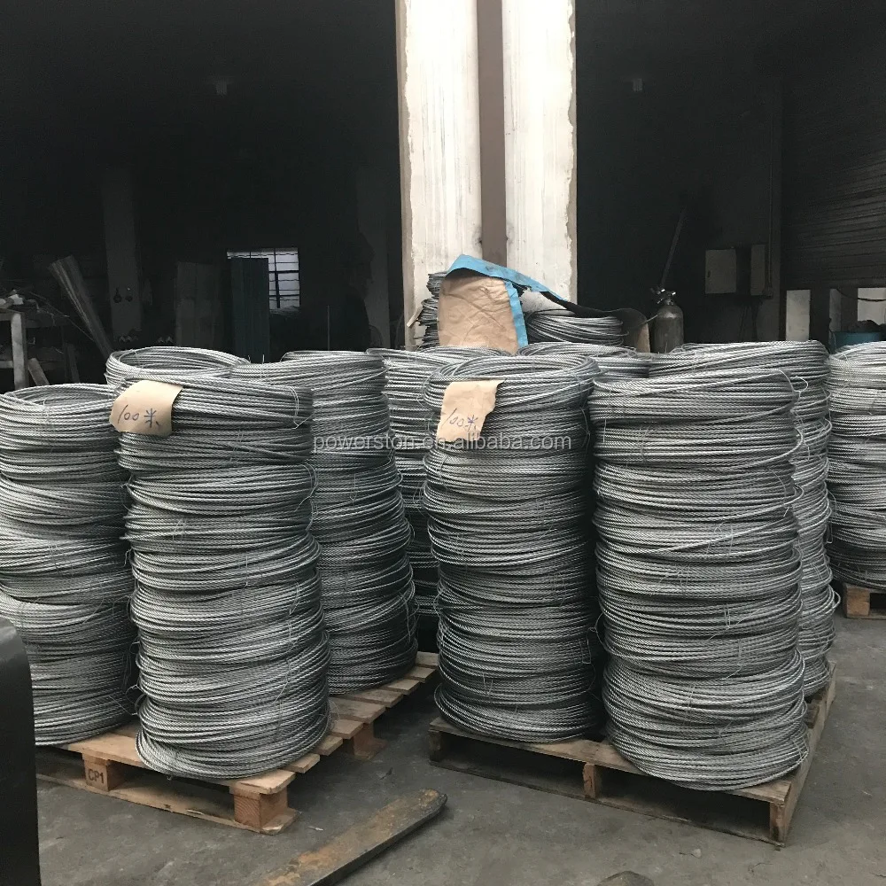 
4*31MM Steel Wire Rope used for working cradle/gondola 