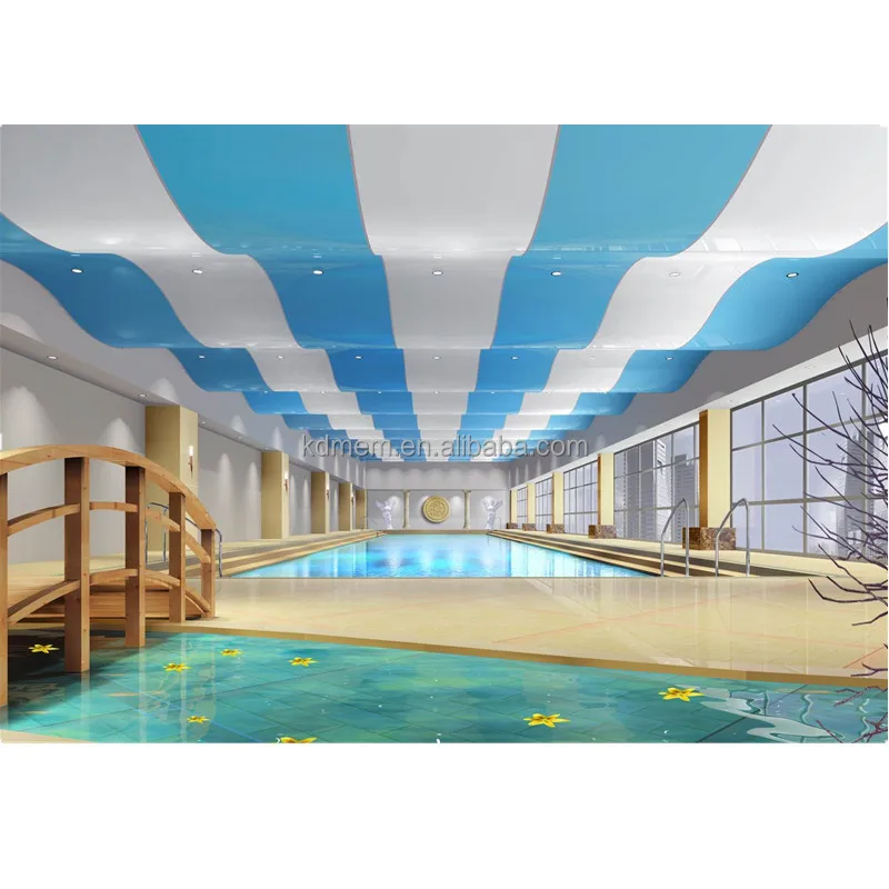 
swimming pool membrane structure tent fabric PTFE awning roof 