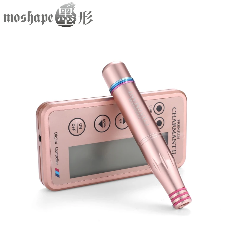 

Best rotary Hot Selling Fashion Stainless Steel Polishing Tattoo Machine Gun with Permanent Brand Makeup, Rose gold