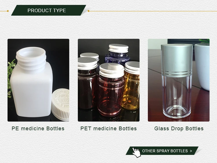 150g Clear Vitamin Supplement Bottles Pet Plastic Medicine Pill Bottles