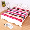 High quality patchwork 200*230cm baby printed animal flannel quilted quilt