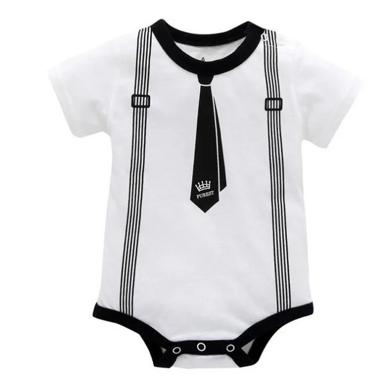 
wholesale Newborn baby clothes romper bodysuits body organic cotton Pattern customization baby boy summer clothes 