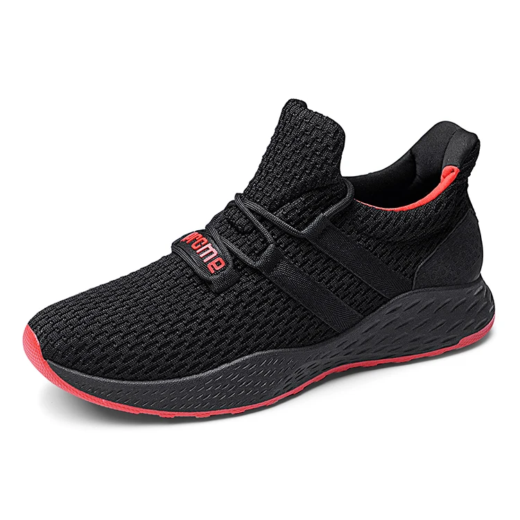 

2018 Fashion New Men's Casual Running Athletic Air Sport Shoes Men Sneakers, Red;black;white;gray or customized