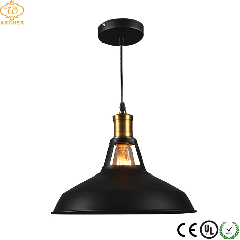 2018 Industrial Design Home Decor Black Hanging Light Decorative Fancy Pendant Lamp For Home Decoration