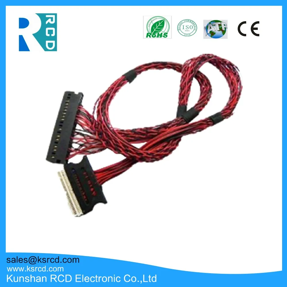 Colurful 20 Pin Lvds Extension Cable To Vga Board For Lcd Panel Buy