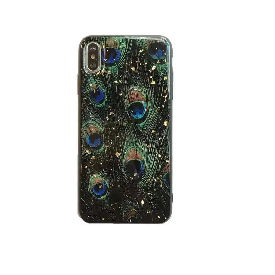 

New arrival colorful Epoxy TPU back cover case For huawei P30pro;national wind drop glue mobile phone case for samsung S10E