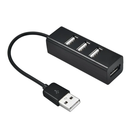 

2.0 USB Hub 4 ports, Black/white