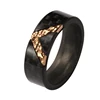 Tizti wedding ring set free sample carbon fiber ring