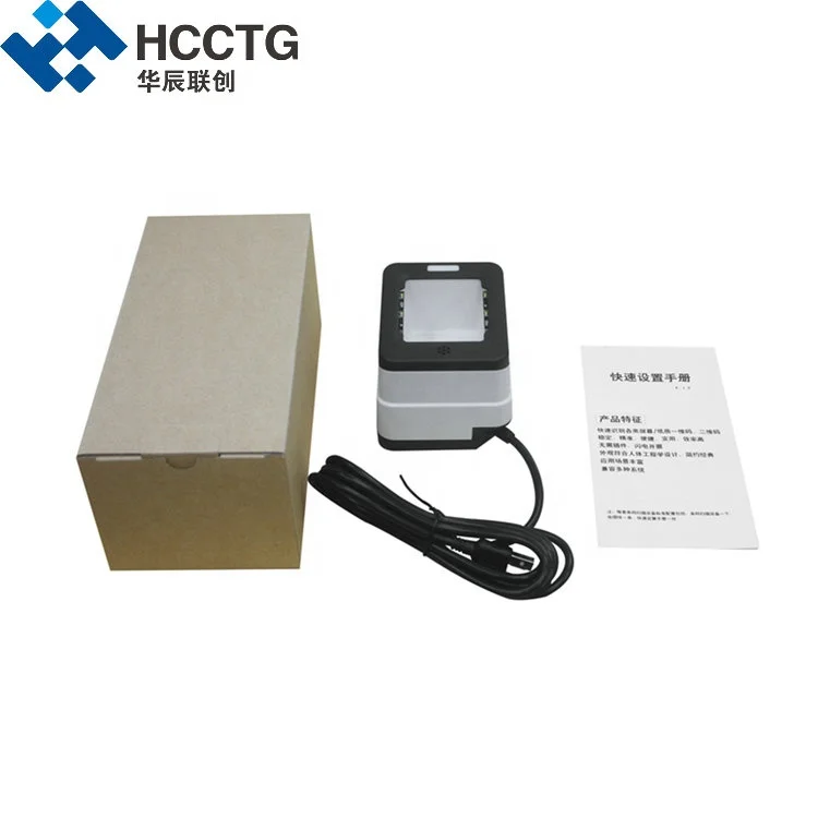 Móvel da Caixa de Pagamento do Código de Barras de Usb 2d para o Supermercado Rapidamente Varredor Hs-2001b Rs232 1d - 6 do código de barras de usb rs232