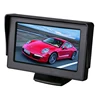2AV input TFT lcd display Sun visor 4.3 inch monitor for car